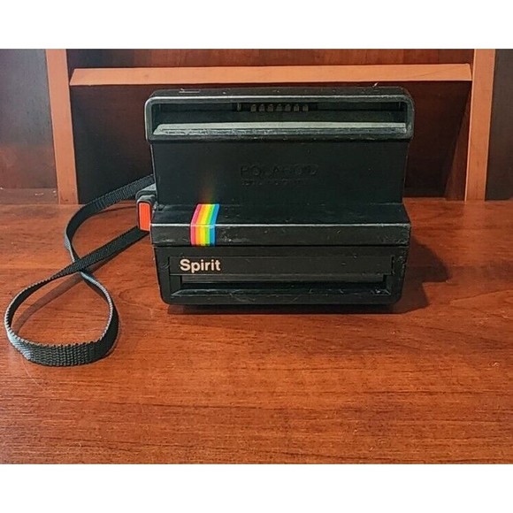 Polaroid Spirit 600 Land‎ Instant Camera Rainbow Stripe Not Tested - Picture 1 of 5